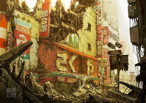 Post Apocalyptic Tokyo Tokyogenso 9 By Raoulwesh Via Flickr Post