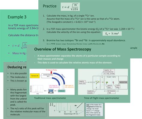 A Level Chemistry Calculation Shot Tof Teaching Resources