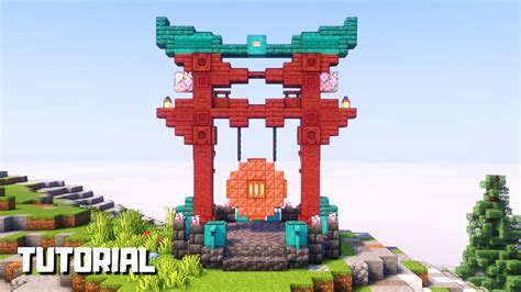 Minecraft Torii Gate Gong Tutorial YouTube