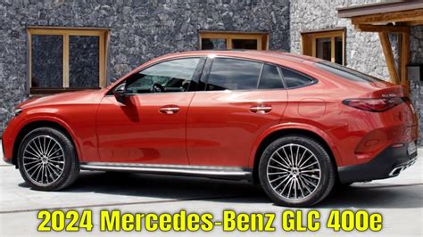 Mercedes Benz Glc E Matic Coupe Amg Line In Patagonia Red