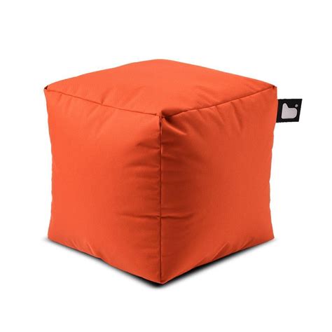 extreme lounging outdoor bean box orange maze living