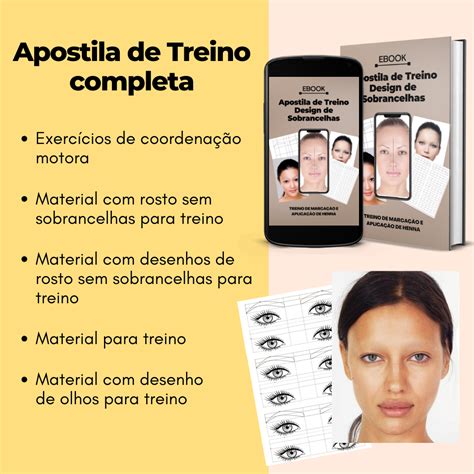 Caderno De Treino Design De Sobrancelha Pdf Beleza Lucrativa