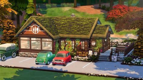 Granite Falls Forest Diner The Sims 4 Speed Build No CC