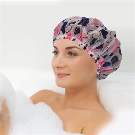 Reusable Waterproof Shower Women Elastic Band Bath Hair Temu