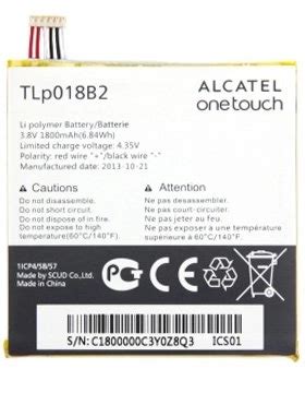 Batterie Origine Alcatel Tlp B Ot One Touch Idol Bouygues Bs