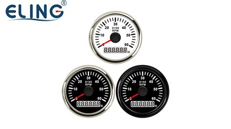 Eling Mm Tachometer Rpm With Hour Meter V V With Red