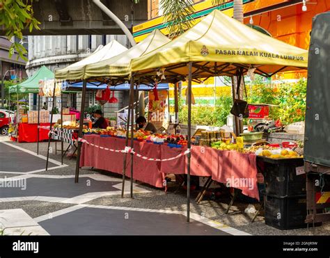 Street Food Stalls In Kuala Lumpur Malaysia Stock Photo Alamy
