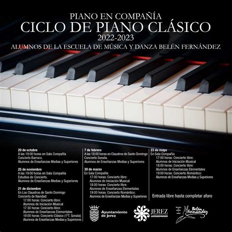 Ciclo De Piano Clásico Piano En Compañía 2022 2023