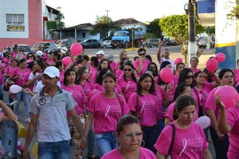 Caminhada Do Outubro Rosa Em Santana Do Ipanema Alagoas Na Net