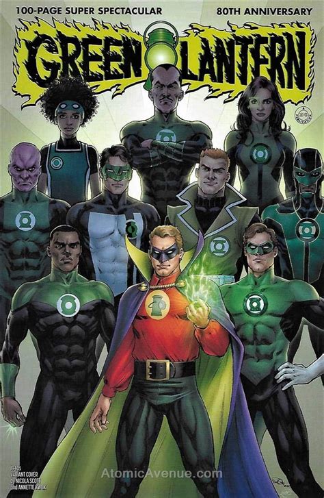 Green Lantern Th Anniv Page Super Spect S Var Ed At Amazon