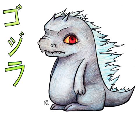 Cute Godzilla Drawing