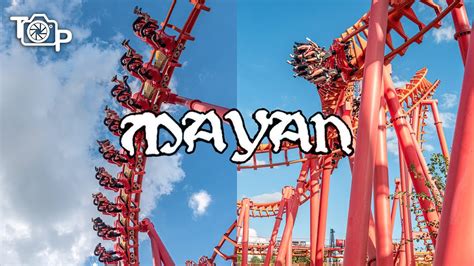 Roller Coaster Mayan K Front Row Pov Energylandia Youtube