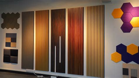 Natural Oak Acoustic Slat Aged Wood Wall Panels Wave Akupanel Netheland