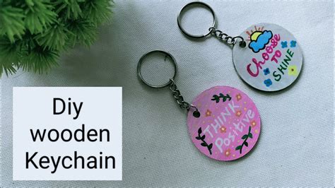 Diy Keychain Handpainted MDF Keychain Making Diy Handmade Gift