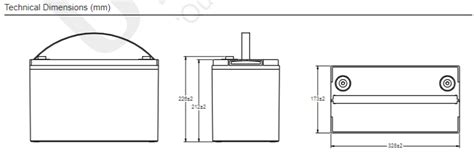 GEL Battery 12V 115Ah Ultracell UCG 115 12 Installation Solar