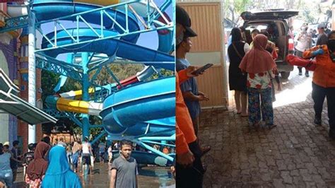 Ini Identitas Dan Kondisi 16 Korban Ambrolnya Seluncuran Di Waterpark