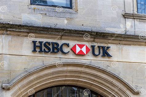Oxford Uk June 5 2024 Hsbc Uk Bank Branch In Oxford Town Center