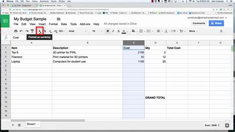 Google Sheets Basic Functions YouTube