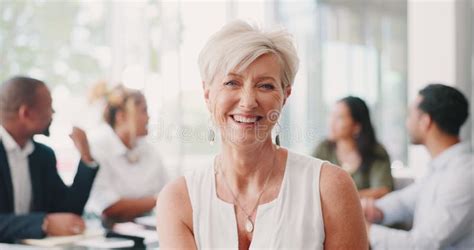 Portrait Of Mature Nude Woman Talking At Camera On Background Stock