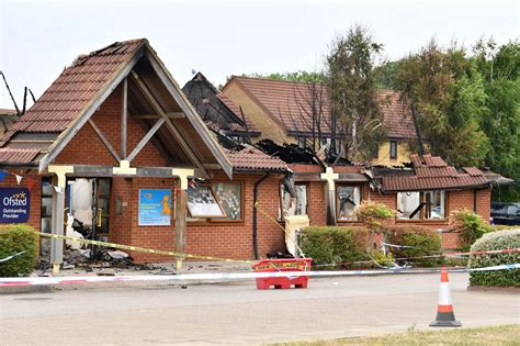 Walnut Tree Fire In Milton Keynes Devastation Caused By Major Blaze