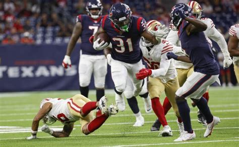 Houston Texans Bruising Rookie Dameon Pierce Makes His Case For RB1