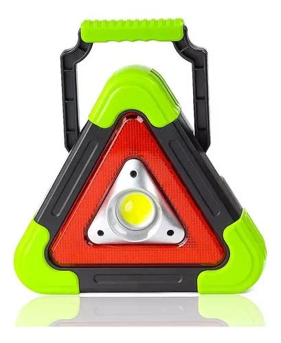 Triangulo Seguranca Led Lanterna Emergencia Bat Usb Solar Mercadolivre