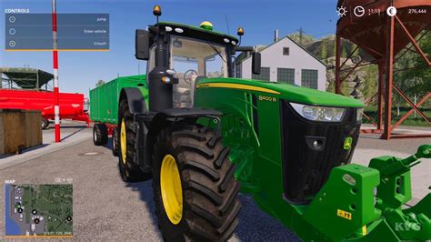 Farming Simulator 19 John Deere 8R Series Gameplay HD 1080p60FPS