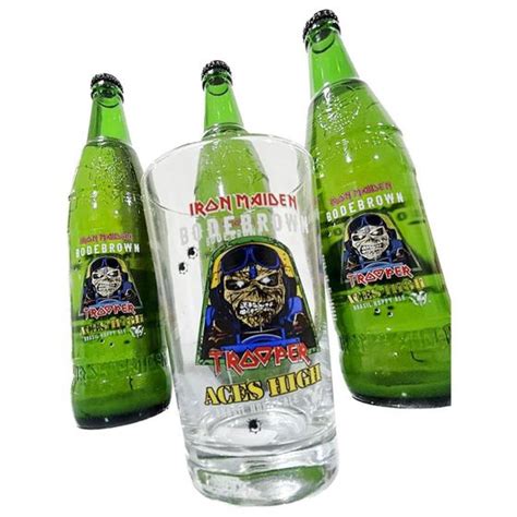 Kit 3 Cervejas Trooper Aces High Iron Maiden 600ml Copo 350ml