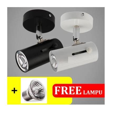 Jual Lampu Sorot Led Spotlight Fitting E Rel Track Plafon Lampu Sorot