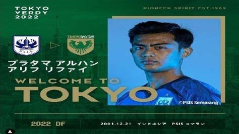 Intip Gaji Pratama Arhan Di Tokyo Verdy Benarkah Lebih Kecil Dari Psis