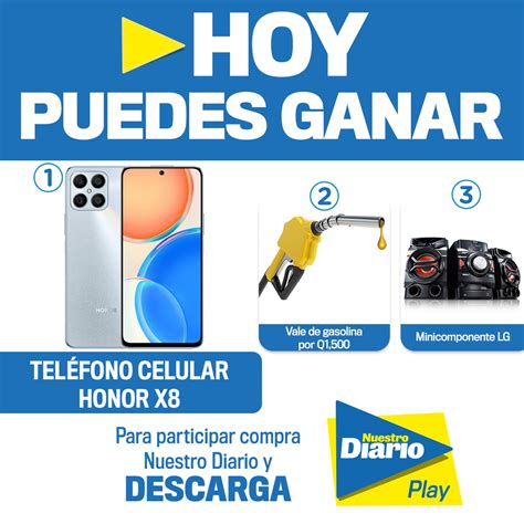 Nuestro Diario on Twitter Quieres ganar un teléfono celular Compra