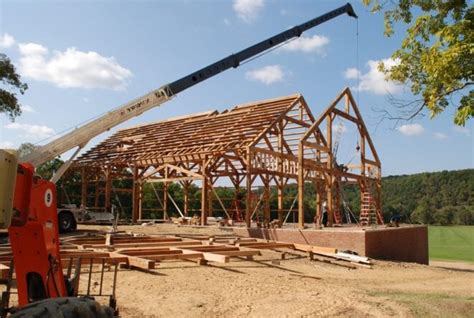 Timber Framing Process Vermont Timber Works