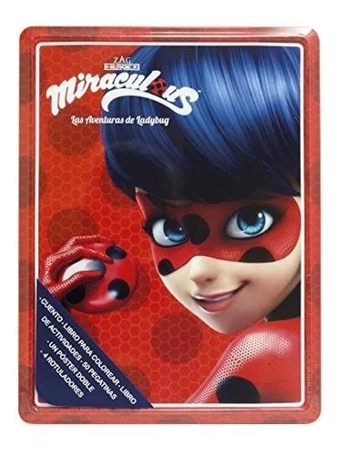 Miraculous Las Aventuras De Ladybug Caja Metálica Cuotas Sin Interés