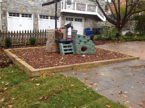 Wood Chip Play Area Traditional Landscape Seattle By Green