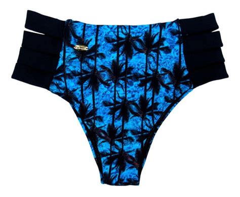 Calcinha De Biquíni Hot Pants Cintura Alta Moda Praia Parcelamento