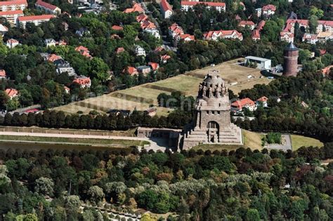 Leipzig Aus Der Vogelperspektive Geschichts Denkmal