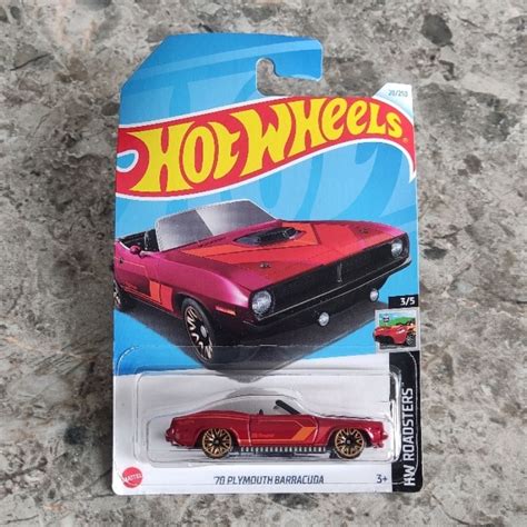 Merah Hot Wheels Plymouth Barracuda Red Hw Roadster Shopee Malaysia