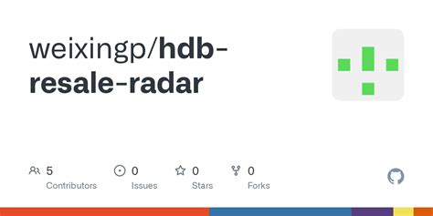 Github Weixingp Hdb Resale Radar