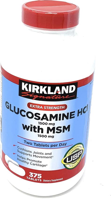 Kirkland Signature Extra Strength Glucosamine Hci 1500mg