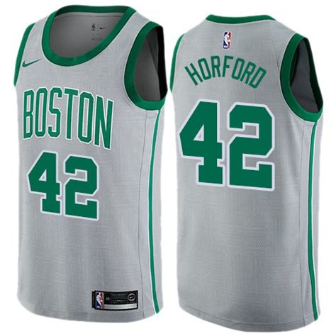 Al Horford Mens Boston Celtics 42 Swingman Gray City Edition Jersey