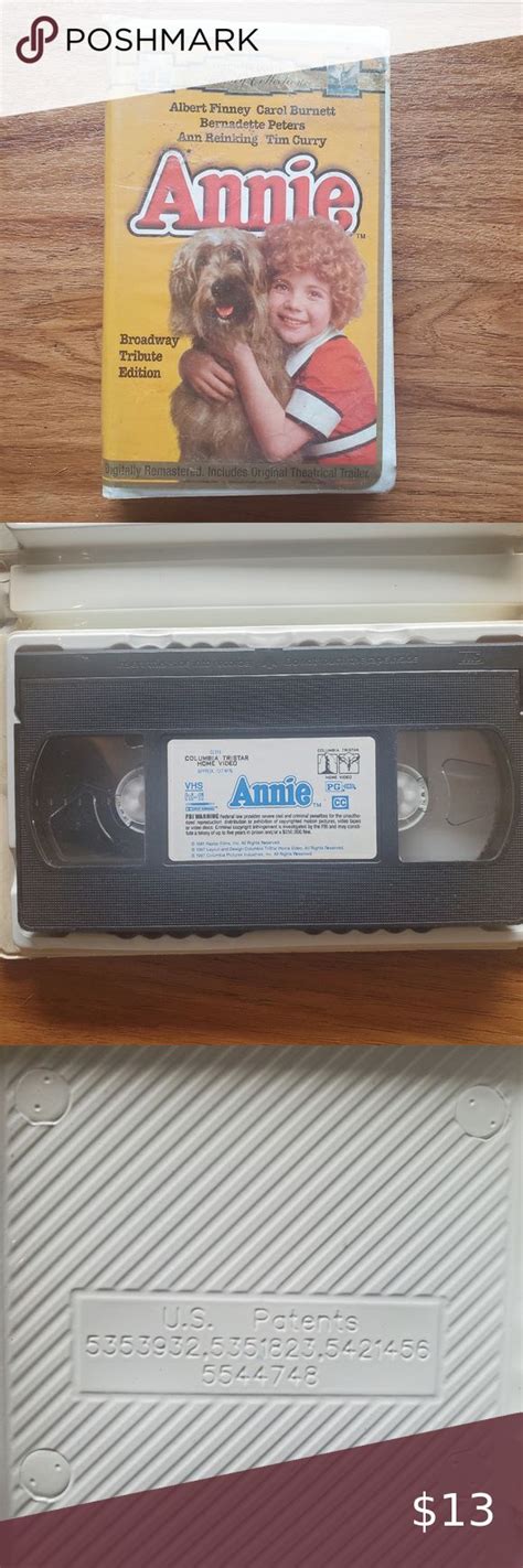 Columbias Annie Vhs Cassette Tape Vhs Cassette Cassette Tapes Cassette