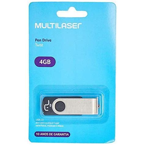 Pen Drive Gb Multilaser Twist Pd Original Shopee Brasil