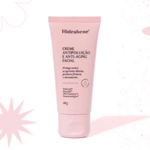 Creme Antipoluição e Anti Aging Hidrabene 60g Loretta Farma Beauty