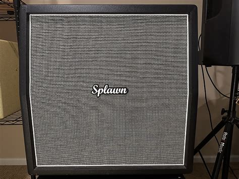 Splawn 4x12 Slant Front Cabinet 2010s Black Tolex Reverb