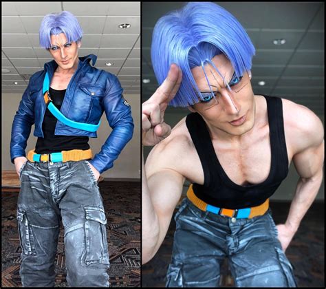 Buy Mens Capsule Corp Dragon Ball Z Future Trunks Leather Jacket Purple Blue Lucajackets