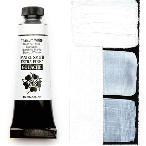 Blanc De Titane Gouache Extra Fine Tube 15 Ml Daniel Smith