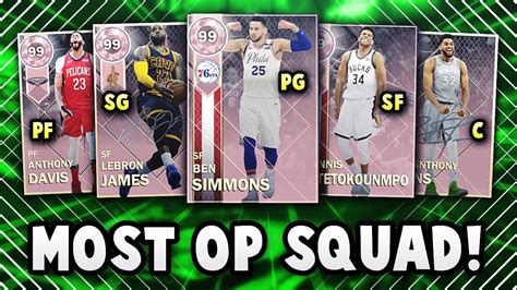 The Best And Most Overpowered Squad That You Can Buy In Nba K Myteam