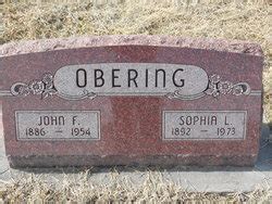 John Friedrich Obering 1886 1954 Memorial Find A Grave