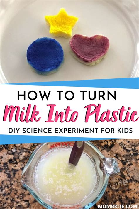 How To Turn Milk Into Plastic Food Science Experiments Plastic Milk