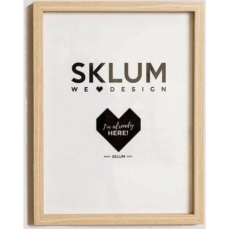 Sklum Cornice Per Foto In Legno Garith Legno Naturale